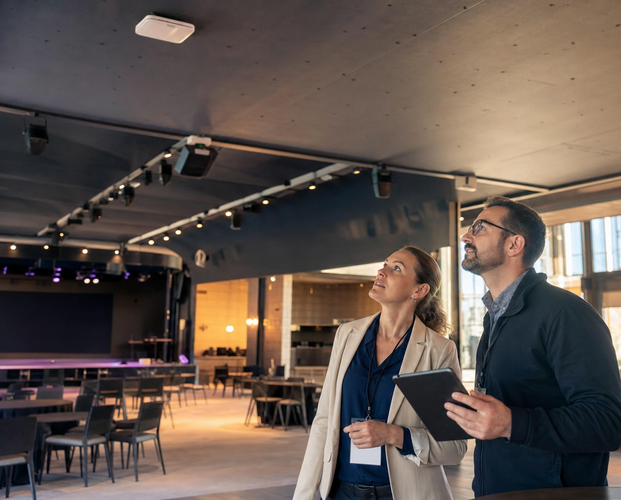 Reviewing venue technology